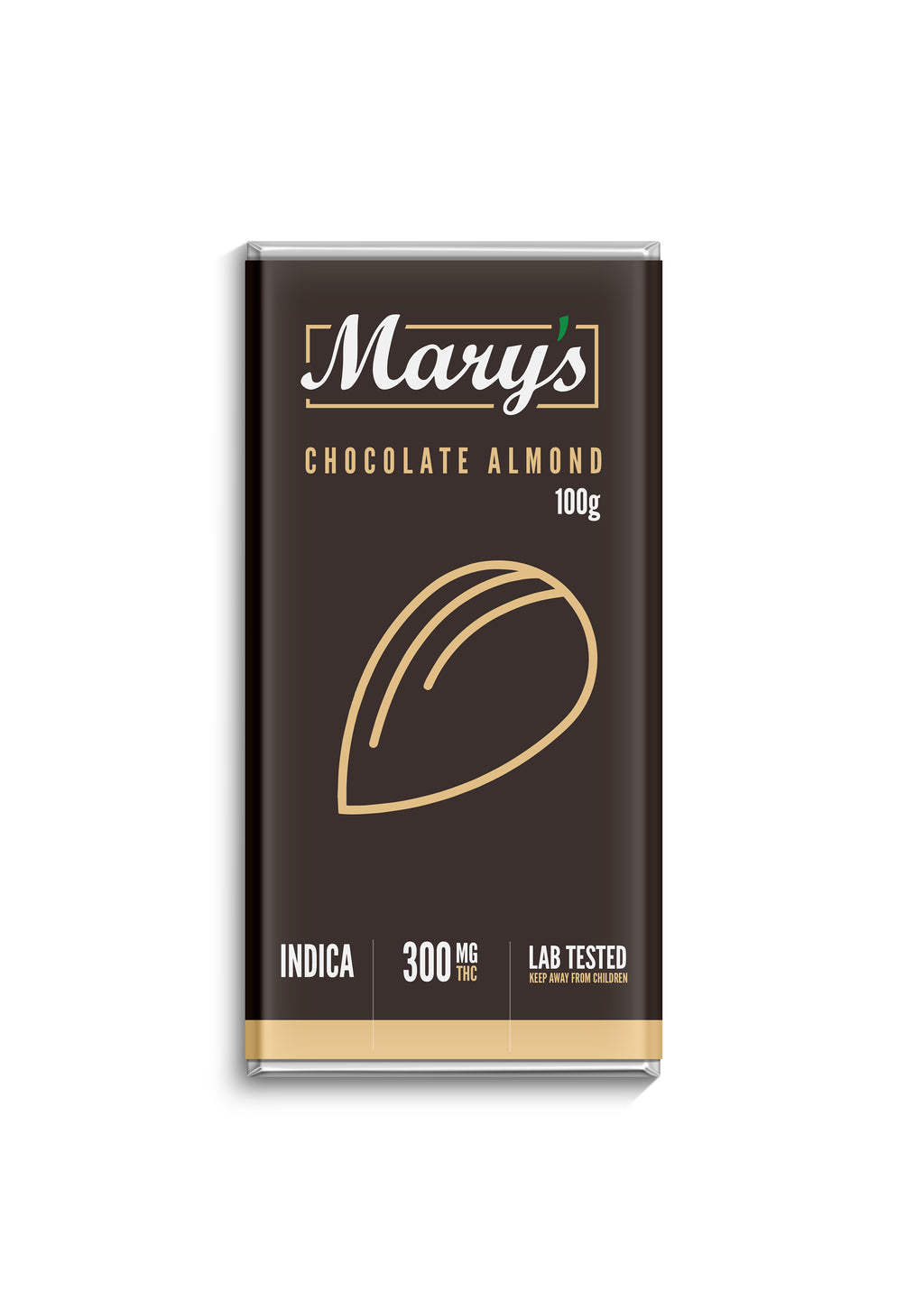 Mary’s Medibles Chocolate Almond Bar 300mg THC
